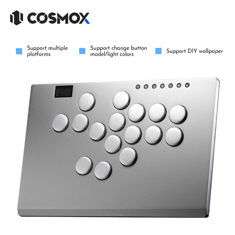 Haute42- COSMOX Leverless Controller Hitbox Fighting Gaming Joystick For PC/PS3/PS4/PS5/XBOX Steam Stick Controller Arcade