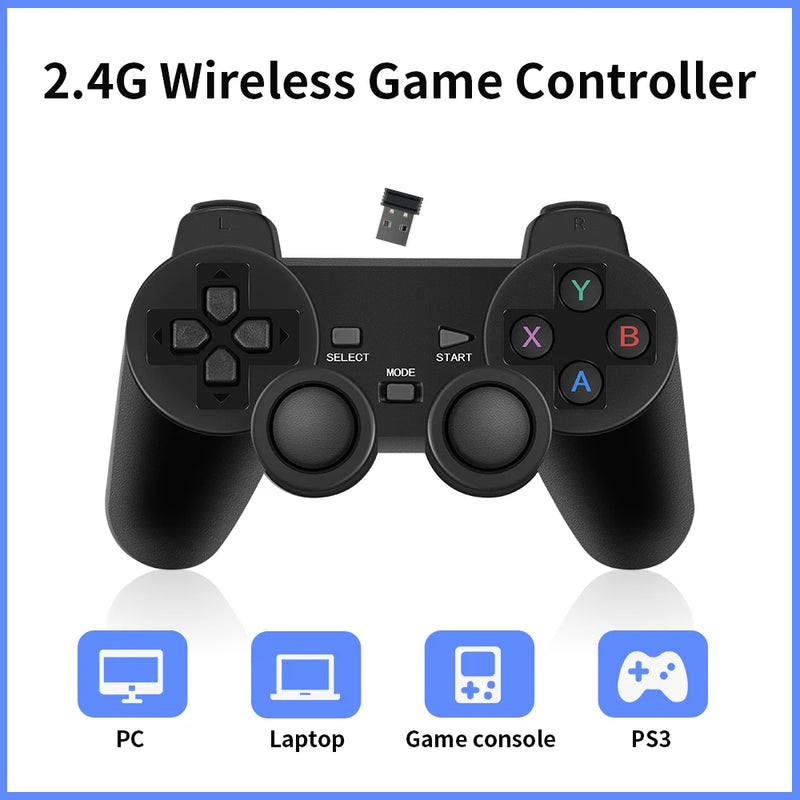 Gamepad for pc 2.4G Wireless Controller for PS2 Mobile Game Joystick For PC/Android TV/Smart TV Box