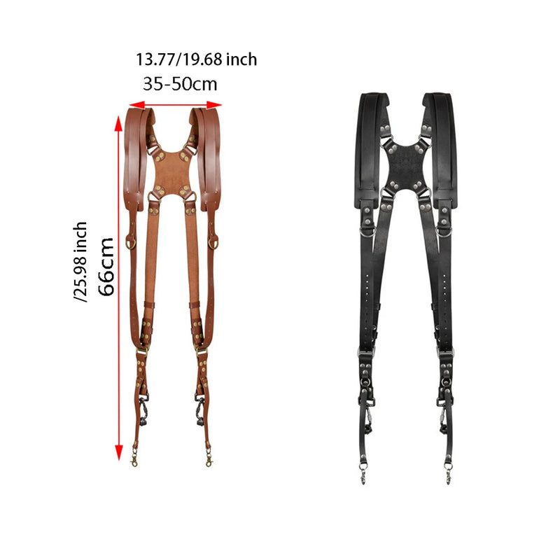 High Quality Camera Shoulder Strap Camera Adjustable Double Shoulder Leather Harness Photography For Nikon Camera Accessories