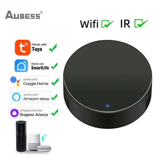 2023 Tuya Wifi IR Universal Remote Control Smart Home For TV DVD AUD AC Air Conditioner Work With Alexa Google Home Yandex Alice