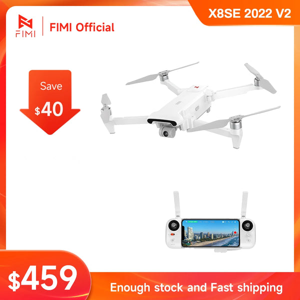 FIMI X8 SE 2022 4k Camera drones 3-axis Gimbal drone 4k professional 2023 10km flight range 1/2 48MP CMOS Sensor fimi x8 se dron