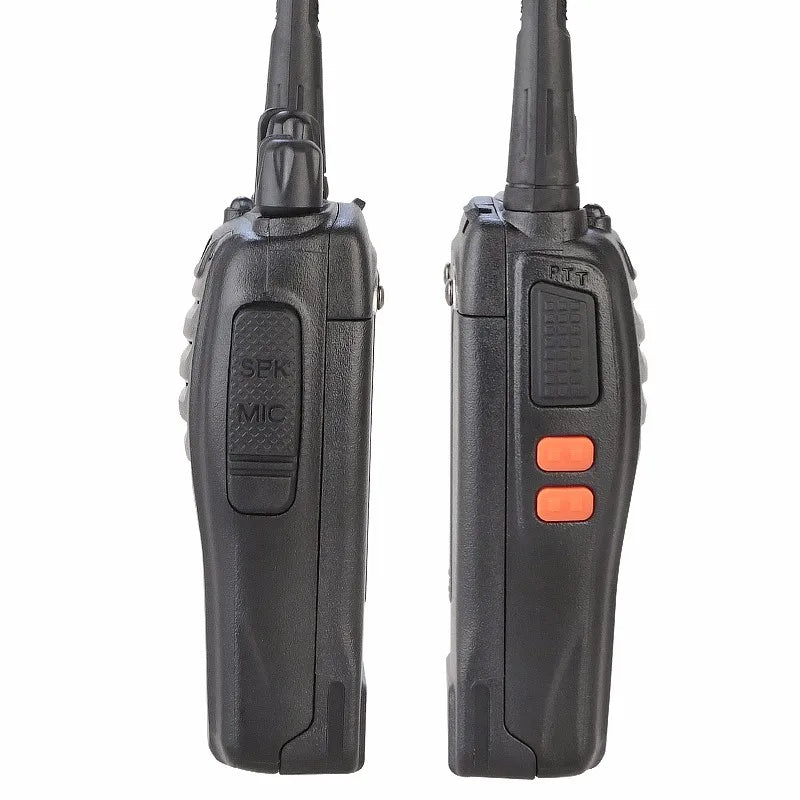 100% Baofeng BF-666s Walkie Talkie 16CH Practical Two Way Radio UHF 400-470MHZ Portable Ham Radio 5W Flashlight Programmable