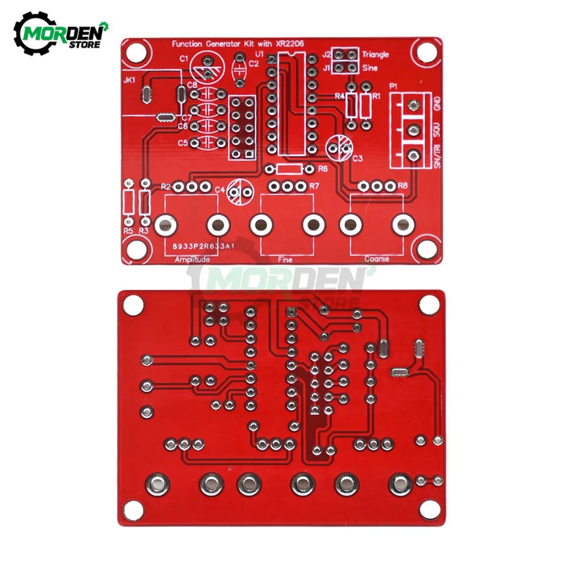 DC 9-12V XR2206 Function Signal Generator DIY Kit Sine/Triangle/Square Output 1Hz -1MHz Signal Generator  Adjustable module