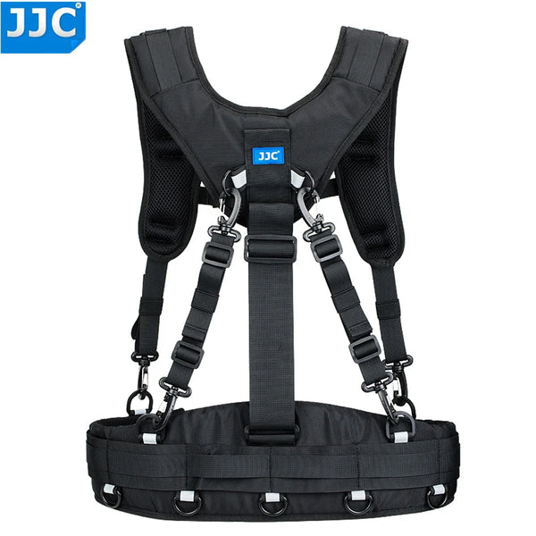 JJC Multi-Functional Photography Belt & Harness System SLR Camera Fixed Fast Hanging Waist Band For JJC DLP Series Lens Pouches