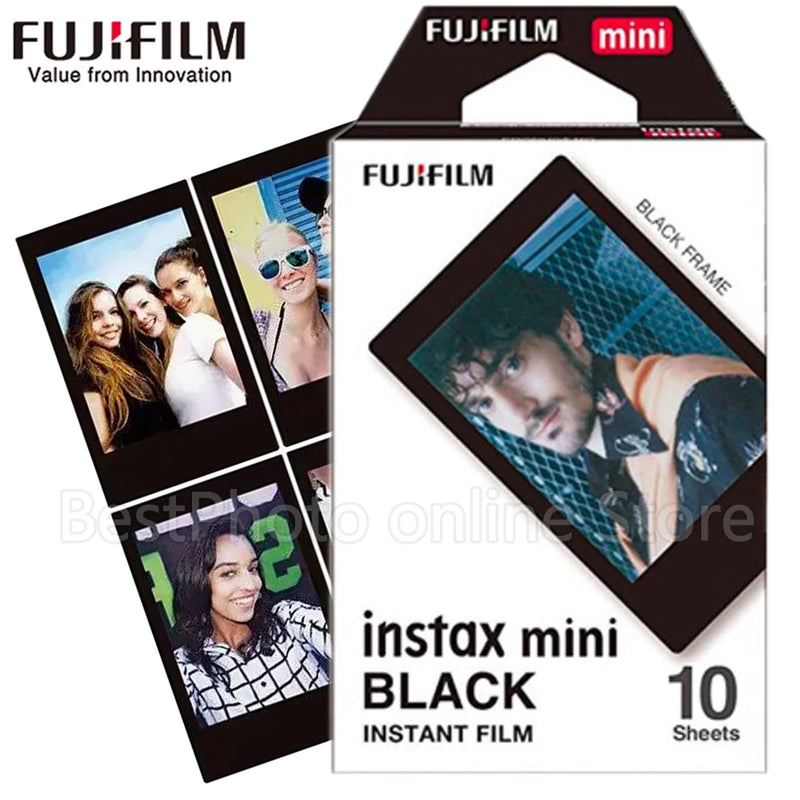 10 sheets Fujifilm instax mini 12 11 9 film Color Edge 3 Inch wide film for Instant Camera mini 8 7s 25  90 Photo paper