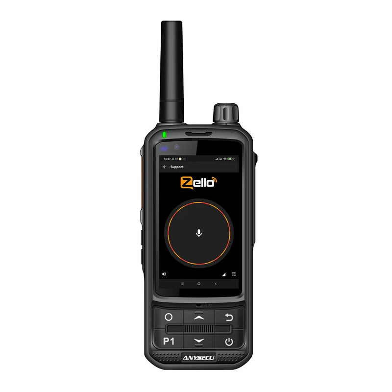 ANYSECU 4G Network Radio A970S Android 9.0 LTE PTT POC Walkie Talkie Mobile Phone Compatible with Zello Real-ptt pocstar