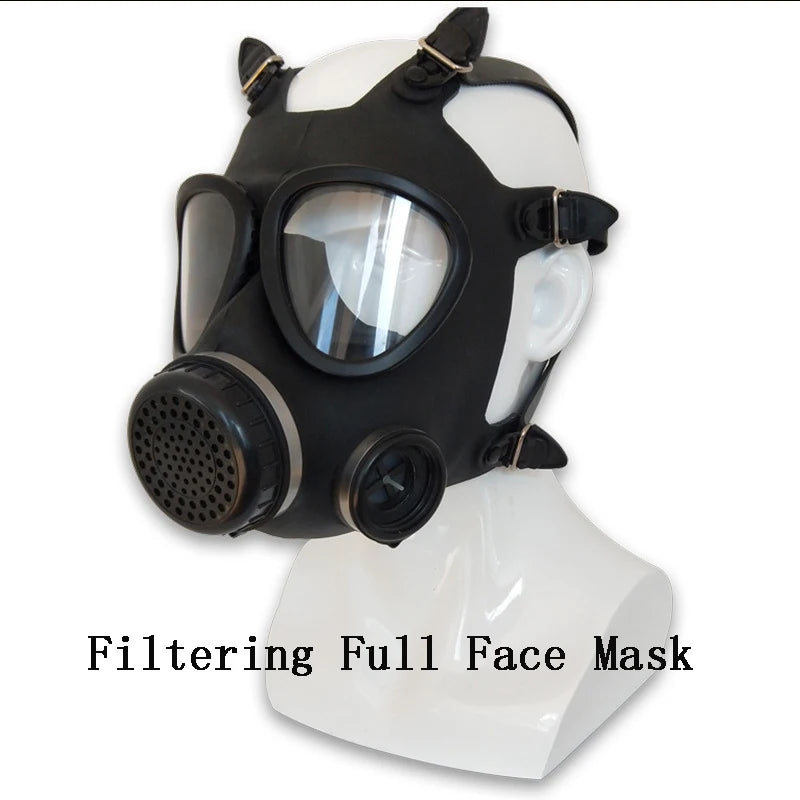 Rubber Head Wear Type Grimace 87 Type Industry Respirator Paint Spraying Gas Mask Chemical Protective Full Face Mask