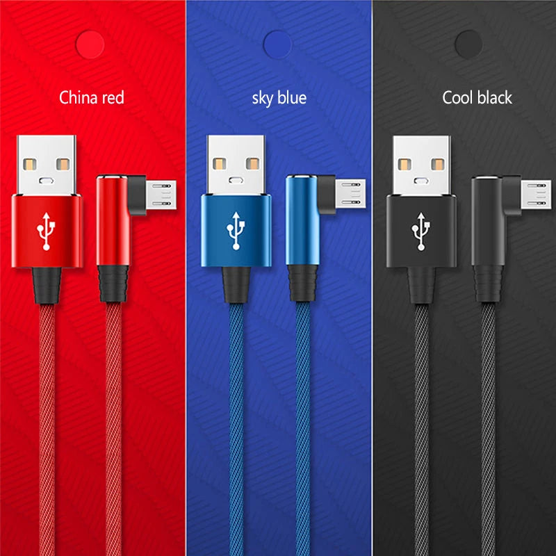 Micro USB Cable Fast USB Charging Cable For Redmi 12C 9A 10A Micro USB Data Cable for vivo Y30 Y50t Y70t Mobile Phone Cord Wire