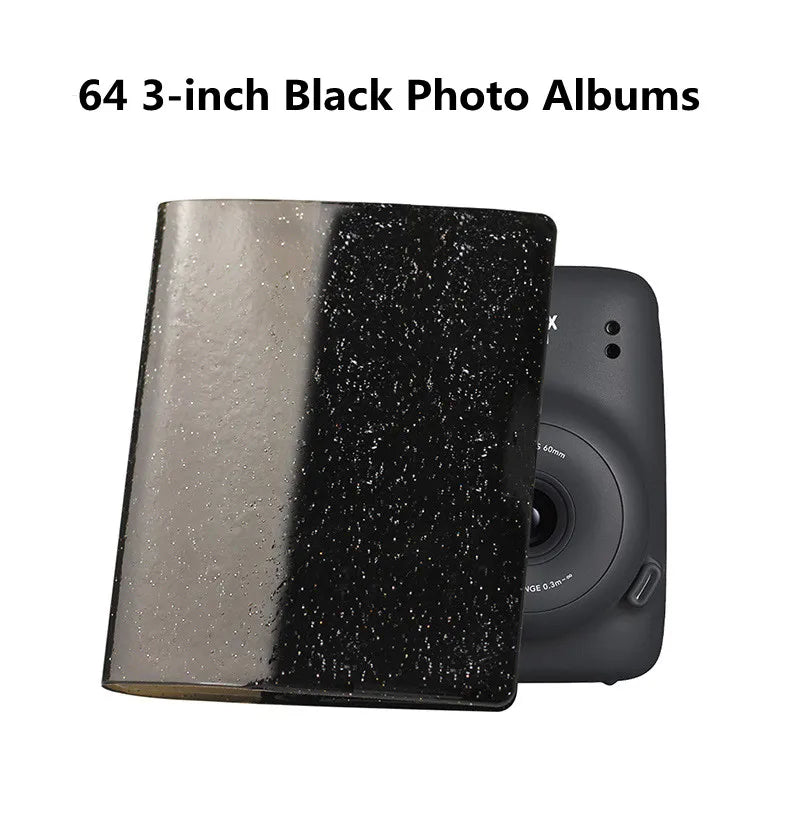 3inch 64 Pockets For Instand Camera Album Photo paper Film Card Mini Films For Fujifilm Instax Mini 11 8 9 25 90 Instant Camera