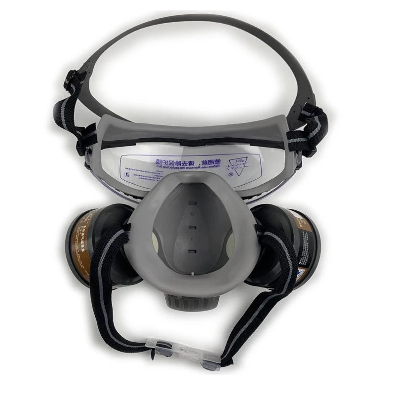 Anti-Dust Respirator Face Gas Mask With Safety Goggles With Active Carbon Filters Spray Paint Chemical Formaldehyde Protection