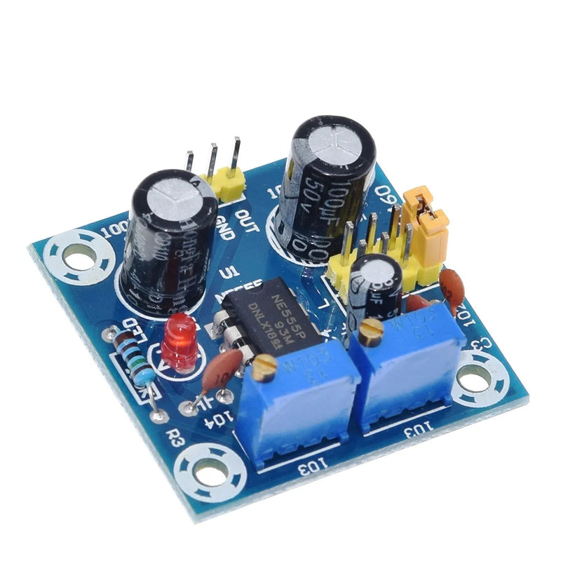 TZT NE555 Pulse Frequency Duty Cycle Square Wave Rectangular Wave Signal Generator Adjustable 555 Board NE555P Module