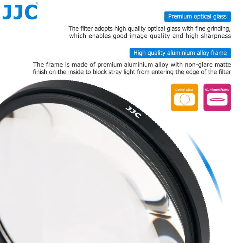 JJC Macro Close Up Lens Filter Kit with Filter Pouch for Sony A6600 A6500 +2 +4 +8 +10 Close-up Filters 49mm 55mm 58mm 62m 77mm