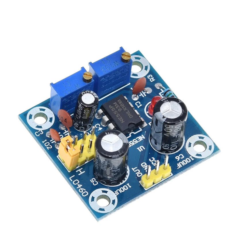 TZT NE555 Pulse Frequency Duty Cycle Square Wave Rectangular Wave Signal Generator Adjustable 555 Board NE555P Module