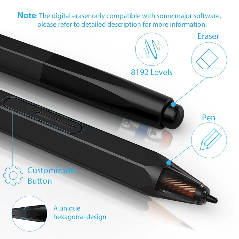 XPPen Artist 12 Graphic Tablet Drawing Monitor 11.6 inch Pen Display Battery-free 8192 Levels 6 Express Keys for Windows Mac