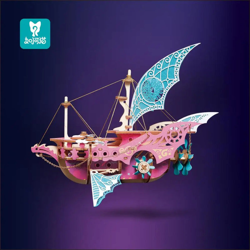 MMZ MODEL 3D Wooden Puzzle Spaceship and warship Games Assembly Model Kits Toys For Children Kids Girls Birthday Gift