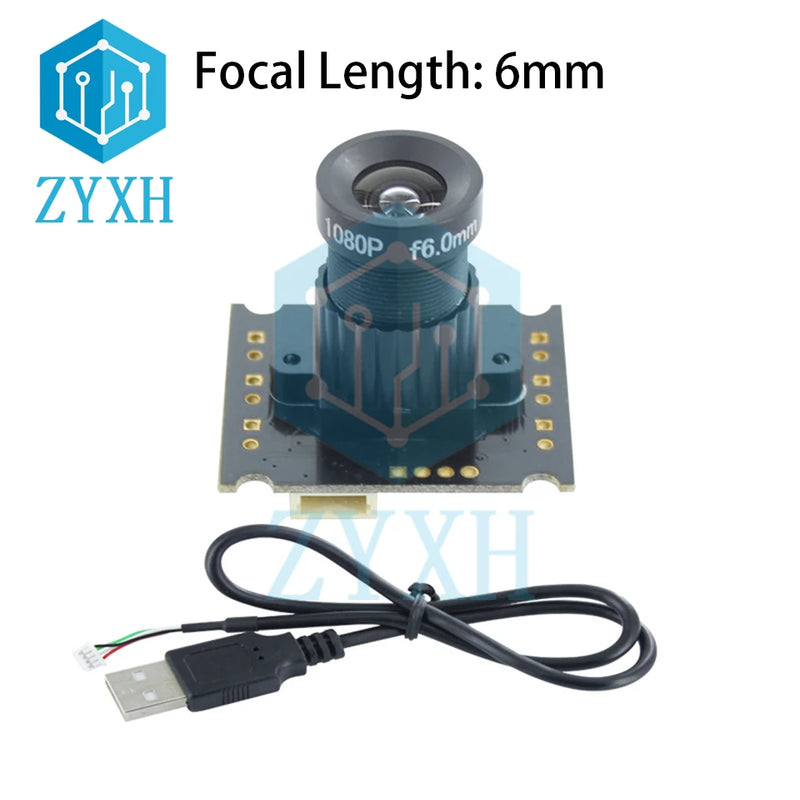 OV9726 Camera Module 1M Pixes USB Free Driver CMOS Sensor 42/70 Degrees Vision 3.0mm/2.8mm/6mm Focal Distance