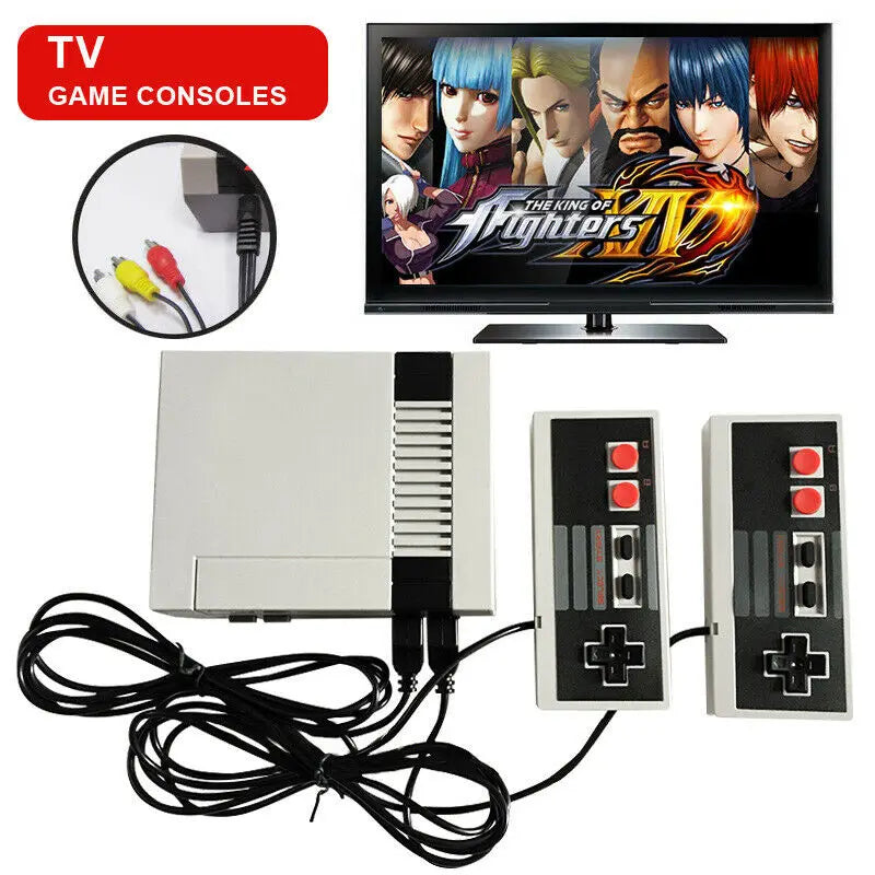 Mini TV Handheld Family Recreation Video Game Console AV Output Retro Built-in 620 Classic Games Dual Gamepad Gaming Player