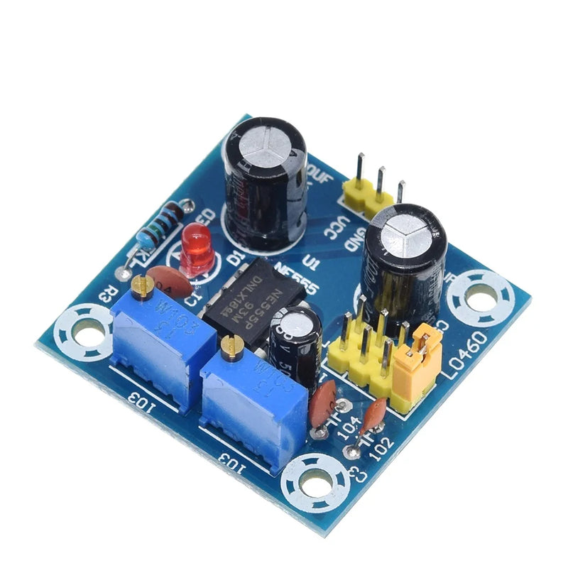 TZT NE555 Pulse Frequency Duty Cycle Square Wave Rectangular Wave Signal Generator Adjustable 555 Board NE555P Module