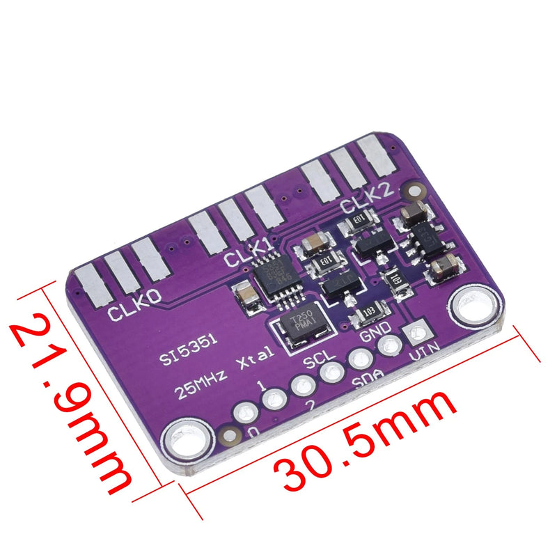 DC 3V-5V CJMCU-5351 Si5351A Si5351 I2C Clock Generator Breakout Board Module Signal Generator Clock 8KHz-160MHz For Arduino