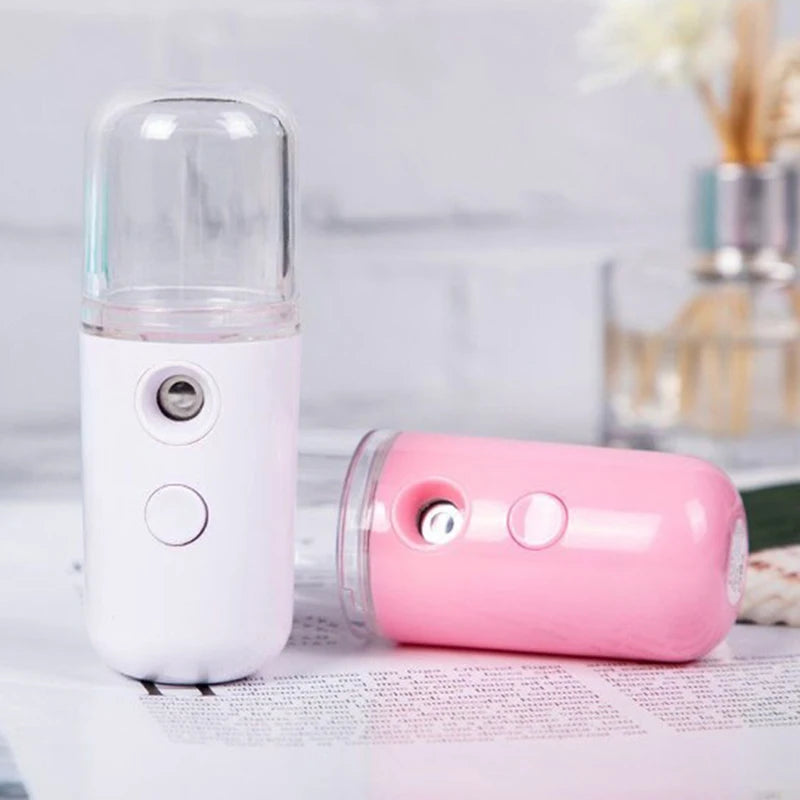 Mini Air Humidifier USB Portable Nano Mister Ultrasonic Fogger Eyelash Extensions Sprayer Facial Steamer For Home Car Office