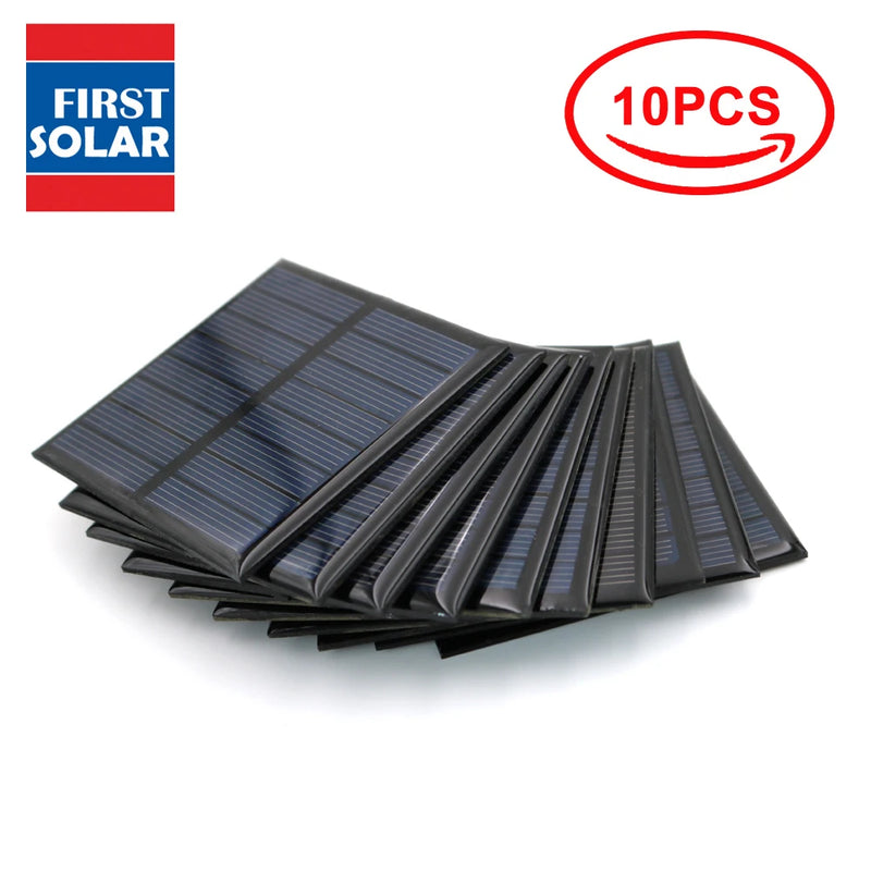 10pcs Poly 3 3.5 4 V VDC Solar Panel 60 120 150 160 250 mA 3V 3.5V 4V DIY Mini Solar Battery Cell Phone Charger Portable