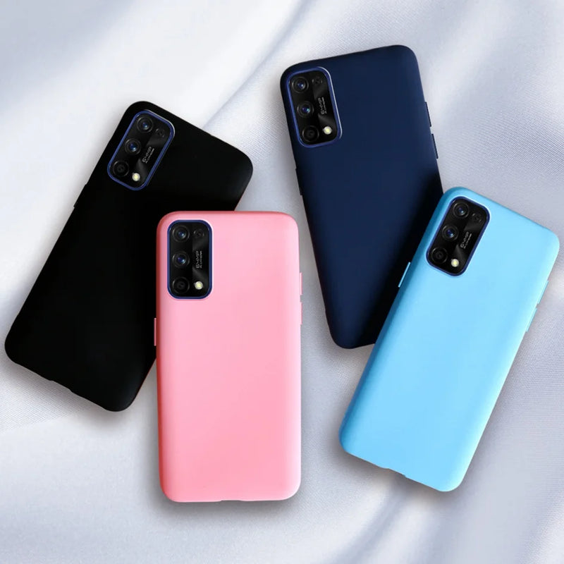 For OPPO Realme 7 Pro Case Slim Frosted Shield Soft Silicon Phone Protector Matte Back Cover For OPPO Realme 7 RMX2155 7Pro Case