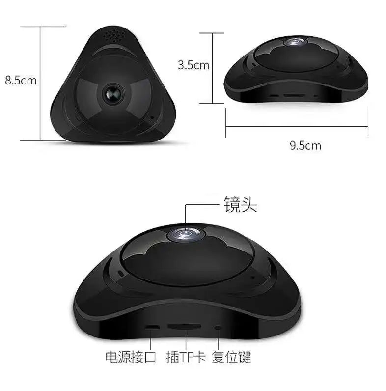 2MP 1080P  Yoosee Wireless Intercom  360 Degree Panoramic View Fish Eyes IP Camera