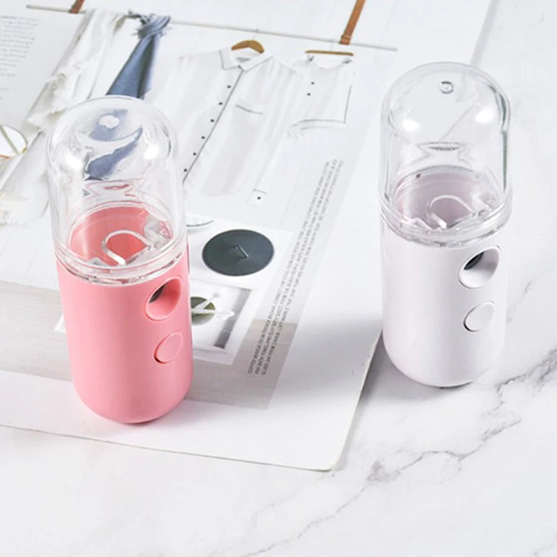 Mini Air Humidifier USB Portable Nano Mister Ultrasonic Fogger Eyelash Extensions Sprayer Facial Steamer For Home Car Office