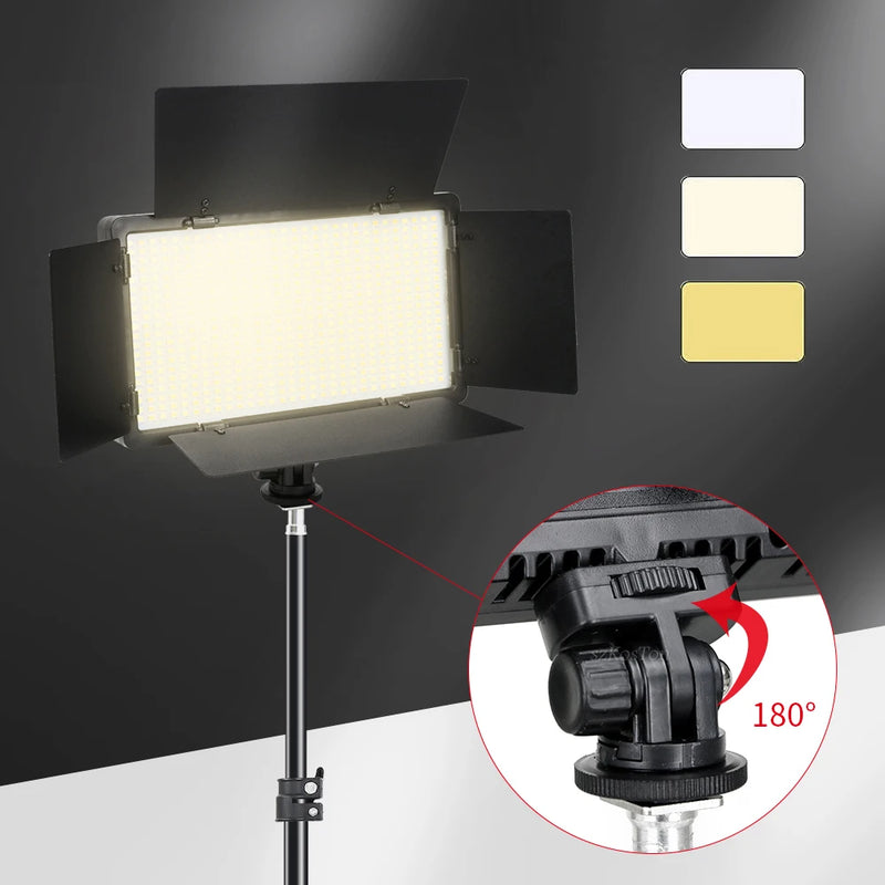 LED Video Lights Makeup Fill Lighting Photographic Photo Studio Lamp For Youbute Live Streaming Tiktok Optional Tripod Stand