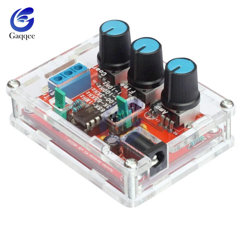 XR2206 1Hz-1MHz Function Signal Generator Sine/Triangle/Square Output Signal Generator Adjustable Frequency Amplitude DIY Kit