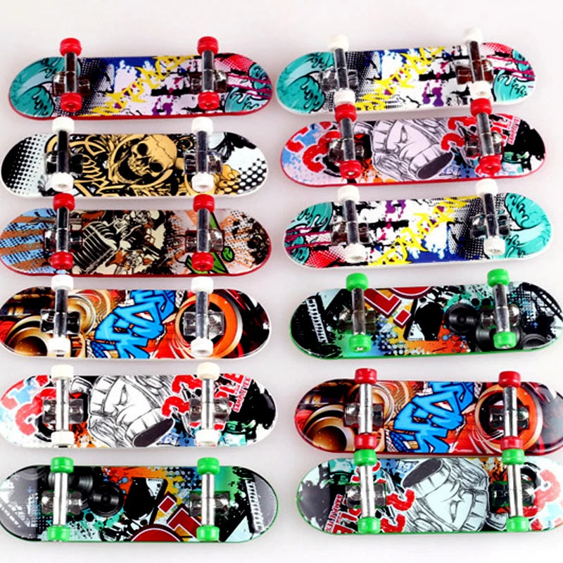 5pcs/lot Finger Skateboard Deck Mini Board finger board Tech Boys Games Adult Novelty Items Children Toy