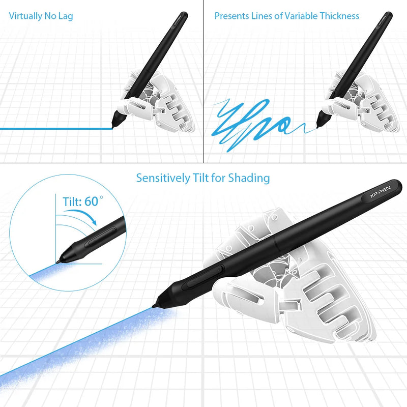 XPPen Artist 15.6 Pro Drawing Tablet Graphic Monitor Digital Animation Drawing Board with 60 Degrees of Tilt Function Art Design