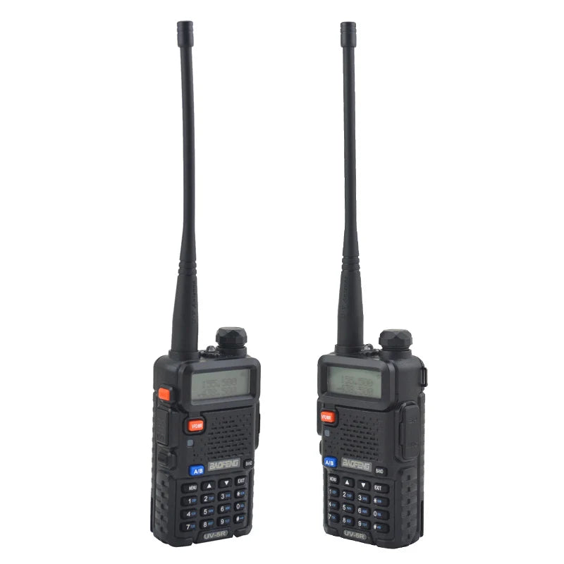 BAOFENG UV-5R Dual Band VHF/UHF 136-174MHz & 400-520MHz FM Portable Two way radio handheld Walkie talkie 5r BF-UV5R