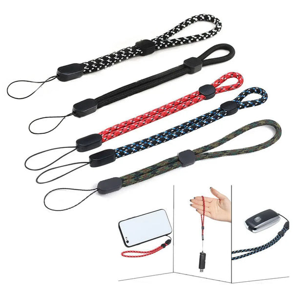 Adjustable Wrist Strap Hand Lanyard For iPhone Samsung Phone Accessorie micro Camera GoPro USB Flash Drives Keys ID Card