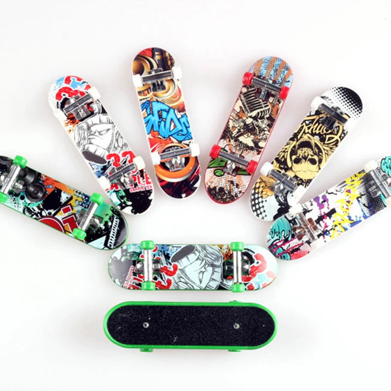 5pcs/lot Finger Skateboard Deck Mini Board finger board Tech Boys Games Adult Novelty Items Children Toy