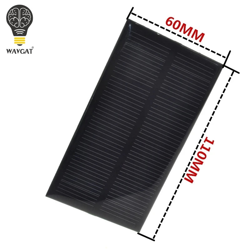 smart electronics Solar Panel 1W 5V electronic DIY Small Solar Panel for Cellular Phone Charger Home Light Toy etc Solar Cell