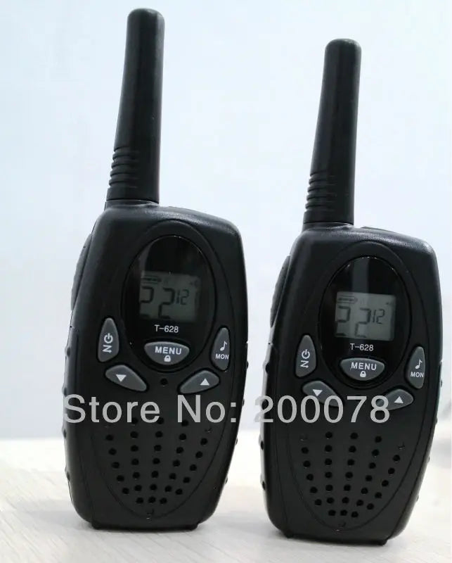 2PCS portable PMR walkie talkie pair mobile radios 8 channel 446mhz two way interphone up to 5km license free for Europe Russia