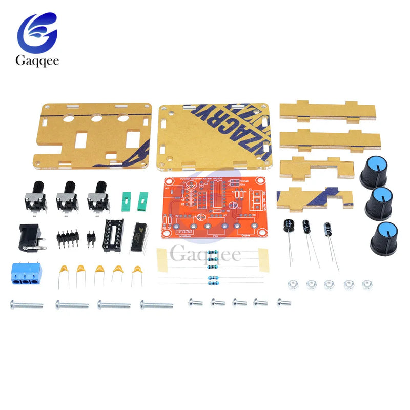 XR2206 1Hz-1MHz Function Signal Generator Sine/Triangle/Square Output Signal Generator Adjustable Frequency Amplitude DIY Kit