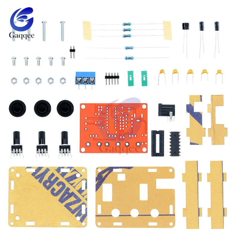 XR2206 1Hz-1MHz Function Signal Generator Sine/Triangle/Square Output Signal Generator Adjustable Frequency Amplitude DIY Kit