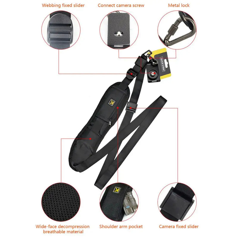 New Portable Shoulder Camera Strap for DSLR Digital SLR Camera Canon Nikon Sonys Quick Rapid camera accessories Neck Strap Belt