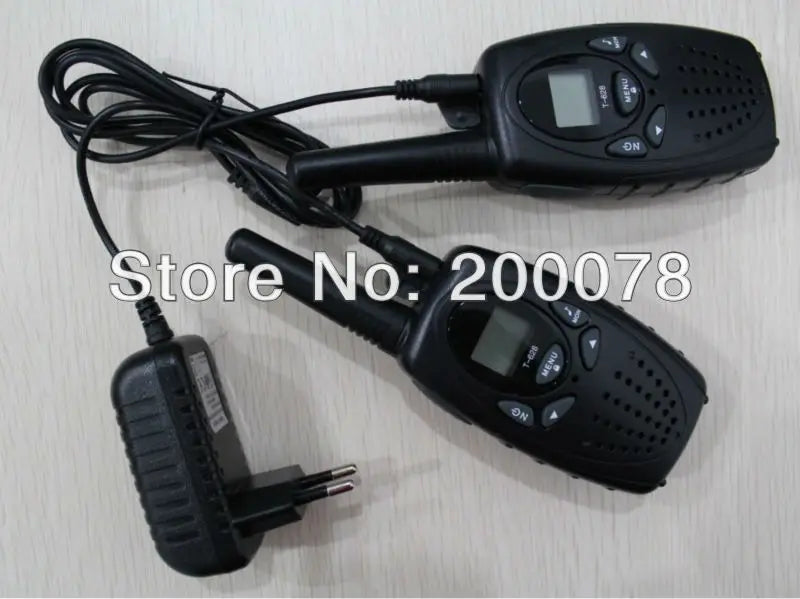 2PCS portable PMR walkie talkie pair mobile radios 8 channel 446mhz two way interphone up to 5km license free for Europe Russia