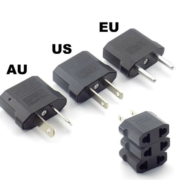 US To EU UK AU Euro Europe Plug Converter 2 Round AC Travel Power Adapter American US To EU Electrical Socket universal Adapter