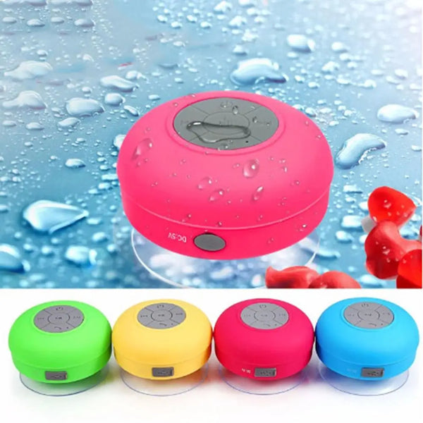 Mini Speaker Portable Waterproof Wireless Handsfree for Showers Bathroom Pool Car Beach Music Loudspeaker With Suction