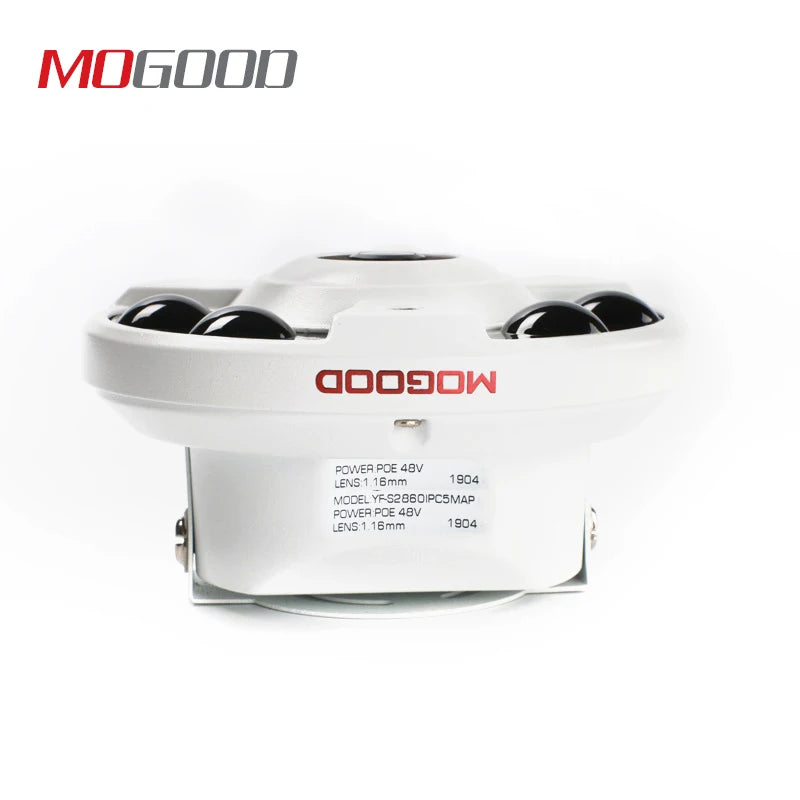 MoGood 2MP 1080P HD AHD/CVI/TVI  360 Degree Wide-Angle Panoramic Camera Monitoring Fisheye Simulated Camera BNC Connector