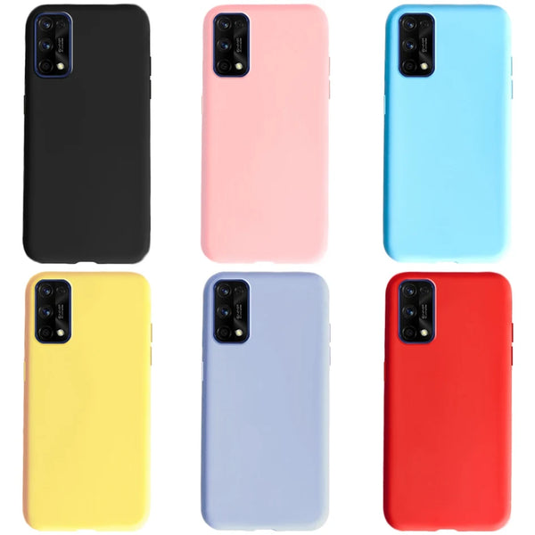 For OPPO Realme 7 Pro Case Slim Frosted Shield Soft Silicon Phone Protector Matte Back Cover For OPPO Realme 7 RMX2155 7Pro Case