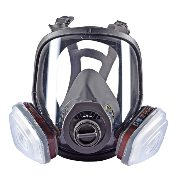 Industrial Double Use Full Face Gas Mask Facepiece Painting Spraying Chemical Respirator DustProof gas masks Replace 6100 Type