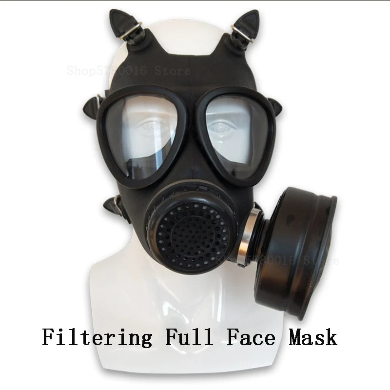 Rubber Head Wear Type Grimace 87 Type Industry Respirator Paint Spraying Gas Mask Chemical Protective Full Face Mask