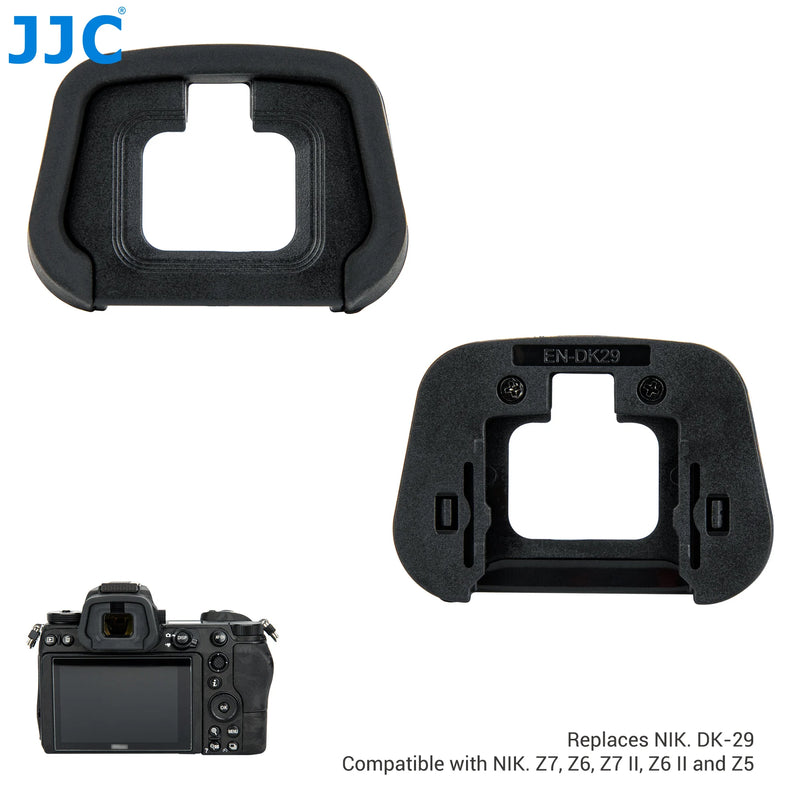 JJC Camera Eyecup Eyepiece Viewfinder Eye Cup for Nikon Z6III Z6II Z7II Z7 Z6 Z7 II Z6 II Z5 Eyeshade Accessories Replaces DK-29