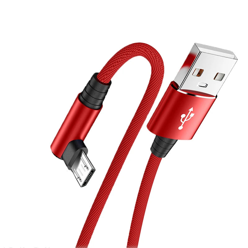 Micro USB Cable Fast USB Charging Cable For Redmi 12C 9A 10A Micro USB Data Cable for vivo Y30 Y50t Y70t Mobile Phone Cord Wire