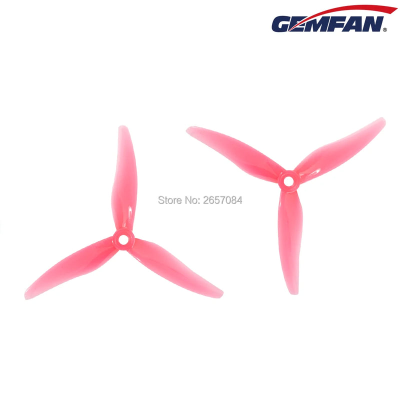 2Pairs/4pcs GEMFAN Hurricane 51477 5.1inch 3-Blade Freestyle Propeller for RC FPV Racing 5inch 4S 6S Drones Nazgu5 LAL5